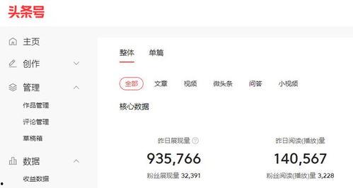 头条哪里看粉丝收益榜,热门账号如何赚取丰厚回报